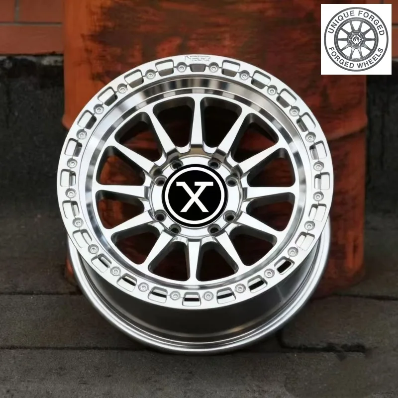 26 Style Custom Beadlock 22 24 Inch 6x135 6x139.7 Forged Off Road Wheels Pickup & SUV Rim For Jeep Wrangler For Ford F‑150 For C 3