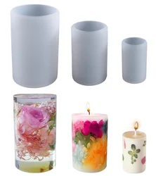 2/3/4/5/6cm Cylindrical Candle Silicone Mold Handmade Candle Diy Crafts for Candle Making Materials Accessory Home Decor