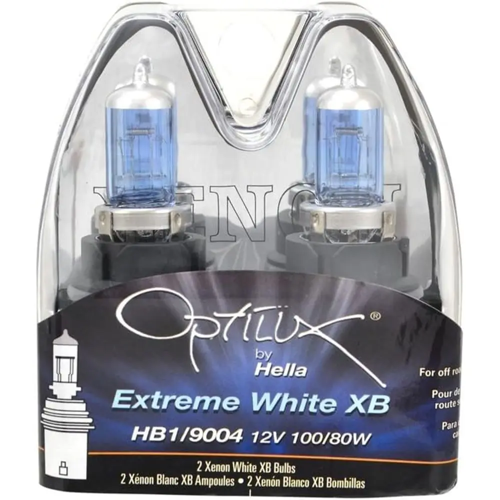 

H71070327 Optilux XB Series HB1 9004 Xenon White Hgen Bulbs, 12V, 100/80W, 2 Pack