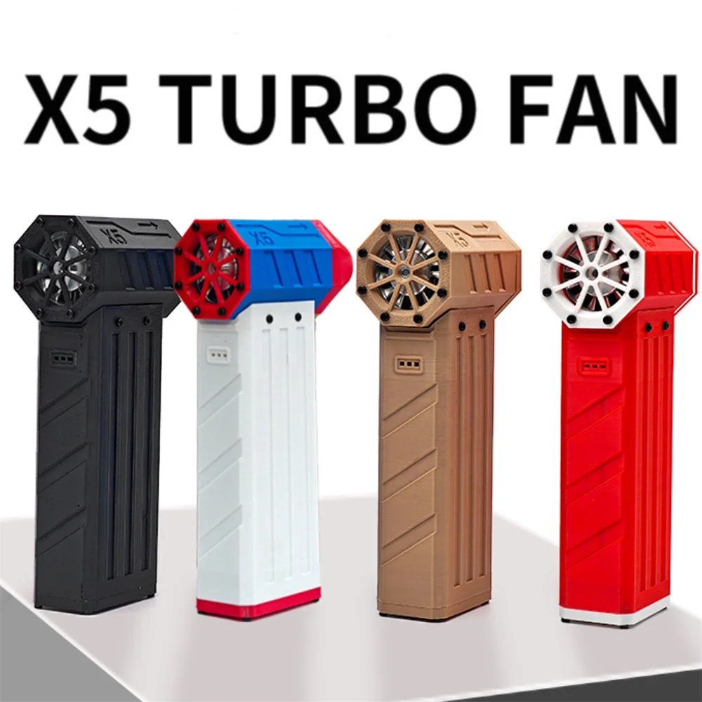 

X5 Jet Fan 130,000RPM 52m/s Wind Speed 29mm Brushless Ducted Turbofan High Power Duct Fan Dust Blower Keyboard Cleaning Tool