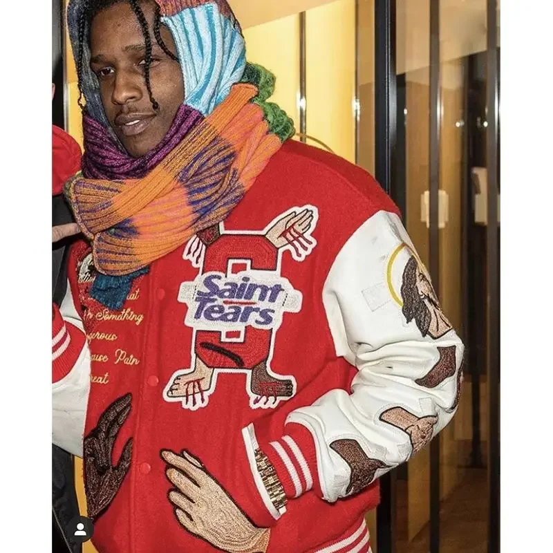 

European and American Men's Embroidered American Style Y2K Retro Baseball Uniform Jacket Couple Styles Spring and Autumn Trend