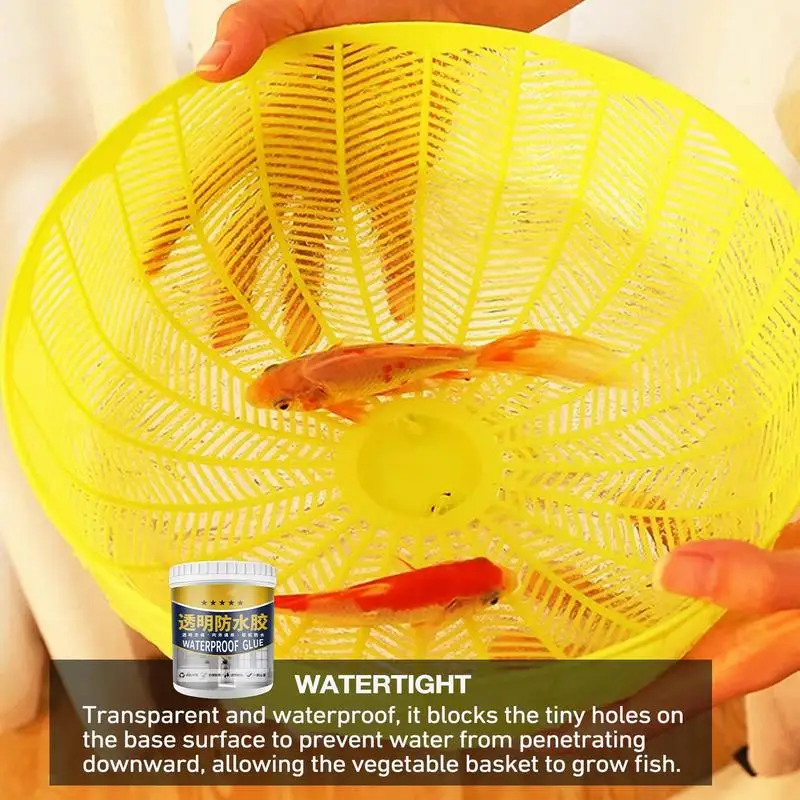 Transparenter wasserdichter Kleber wasserdichter Isolier dicht stoff klarer Kleber unsichtbares wasserdichtes Mittel zur Reparatur von Leckagen super stark