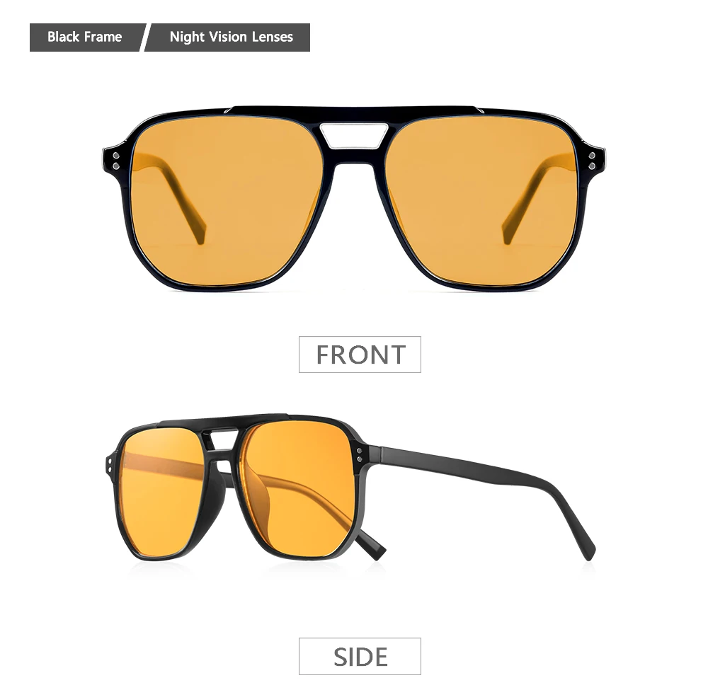 CRIXALIS Herren-Sonnenbrille, Nachtsicht, Tag- und Nacht-Fahrbrille, Sonnenbrille für Männer und Frauen, modische Outdoor-Brille für Erwachsene, UV400 – Detail 6