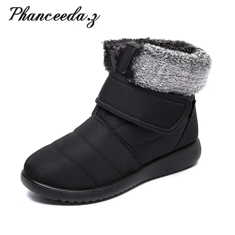 

2023 женские теплые зимние ботильоны из натуральной кожи на ультраплатформе 4 см с мехом, пушистые, атласные ботинки, ботинки для снежной погоды #23121304