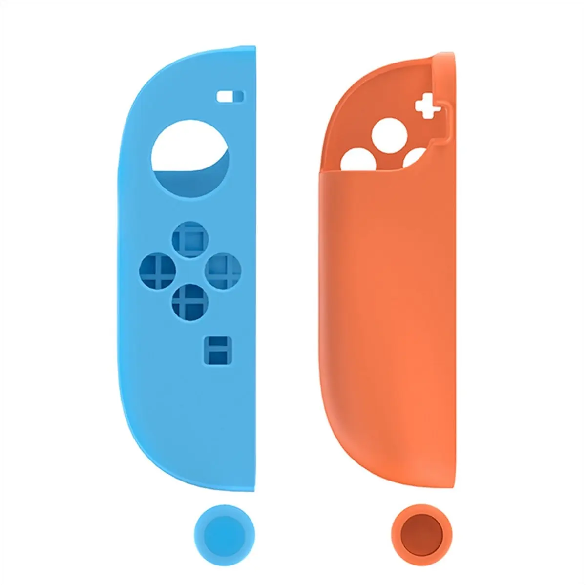 【~ New Y24A】Silicone Cover Set for Switch 2,2 in 1 Protective Cover Case for Switch Controller with Thumb Grips -NS2292