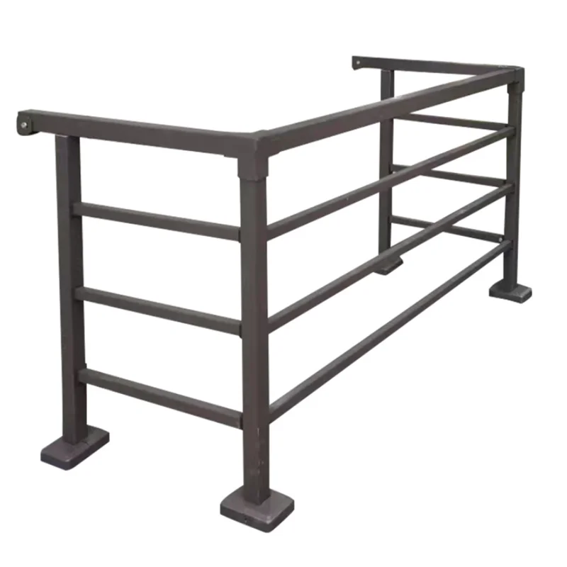 Customization 3.0m Reinforced Powder-Coated Galvanized Steel Handrail Metal Railing for Seaside Villa Balcony Stair Bathroom