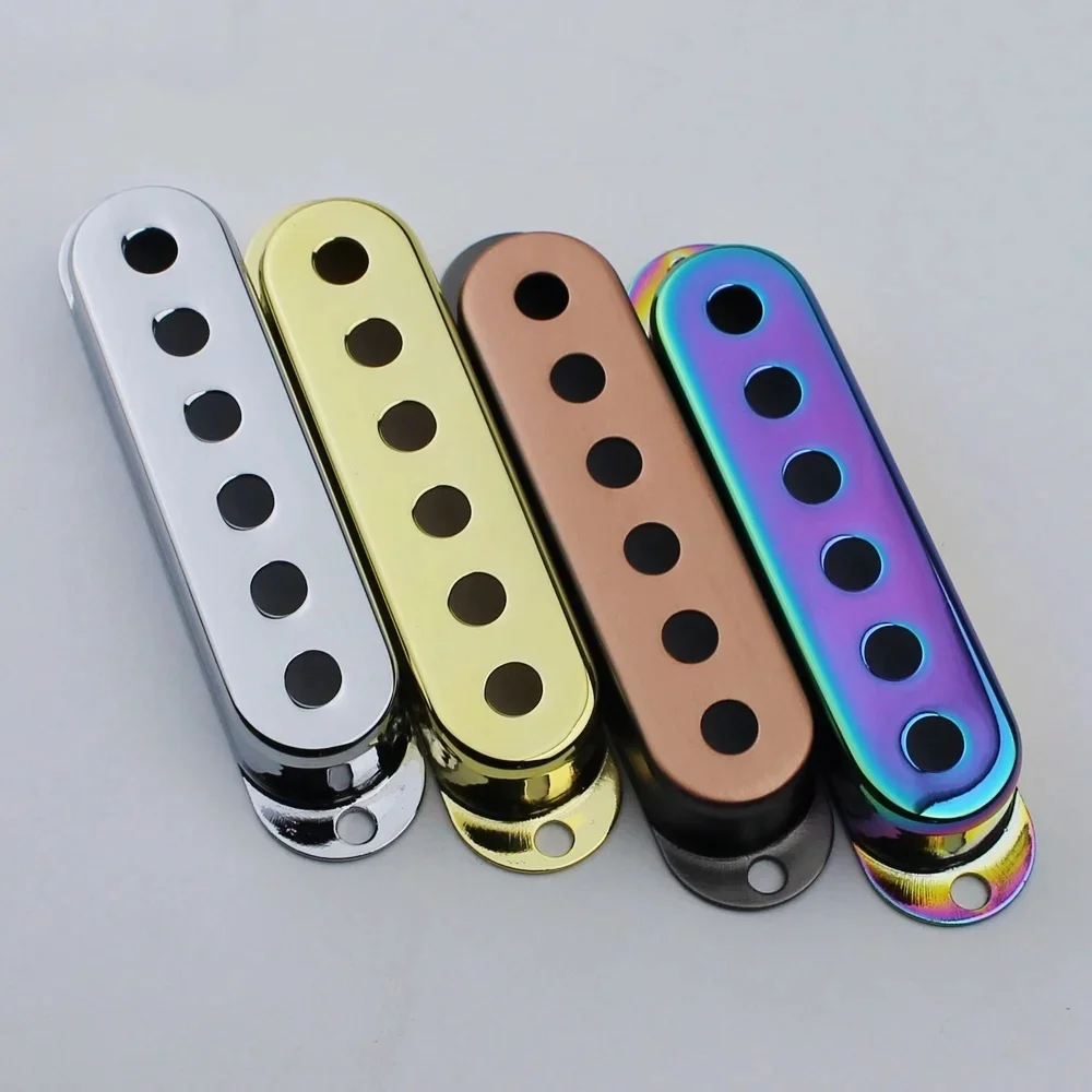 1 pcs Single Coil Guitar Pickup Copper Cover 52mm Pole Spacing Guitar Accessories Parts Available In Four Colors