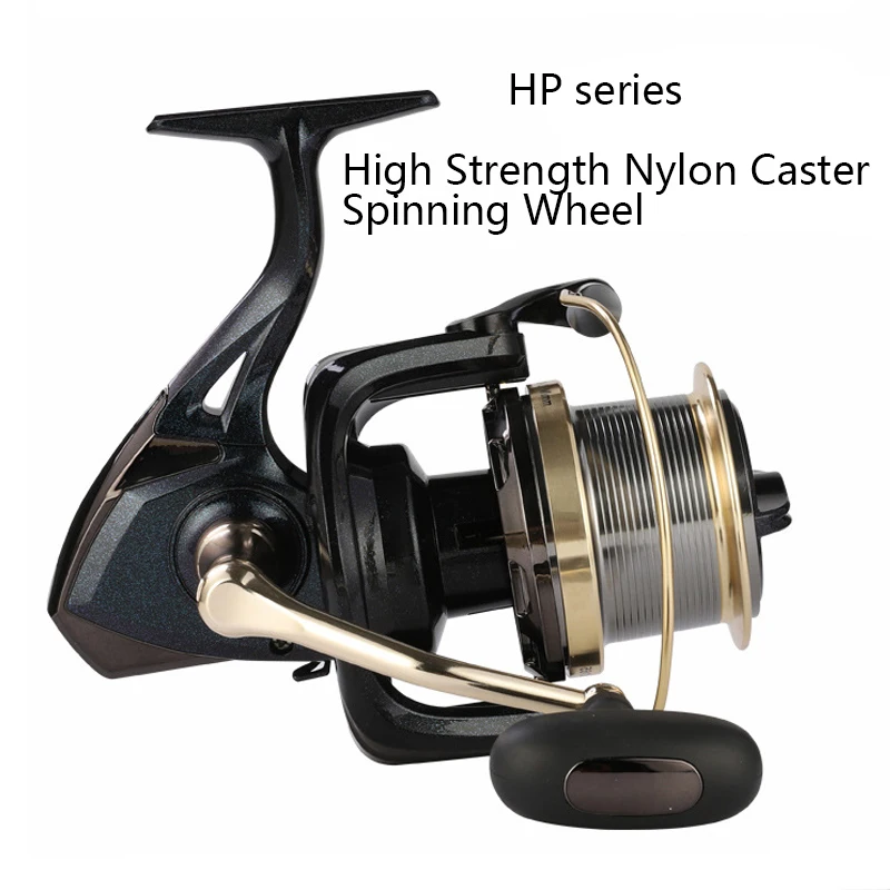 Fishing Spinning Reel Metal Spool 4:1:1 Ball Bearings Carp Fishing Reel HS/HP 8000-12000 Metal Line Cup Sea Tackle