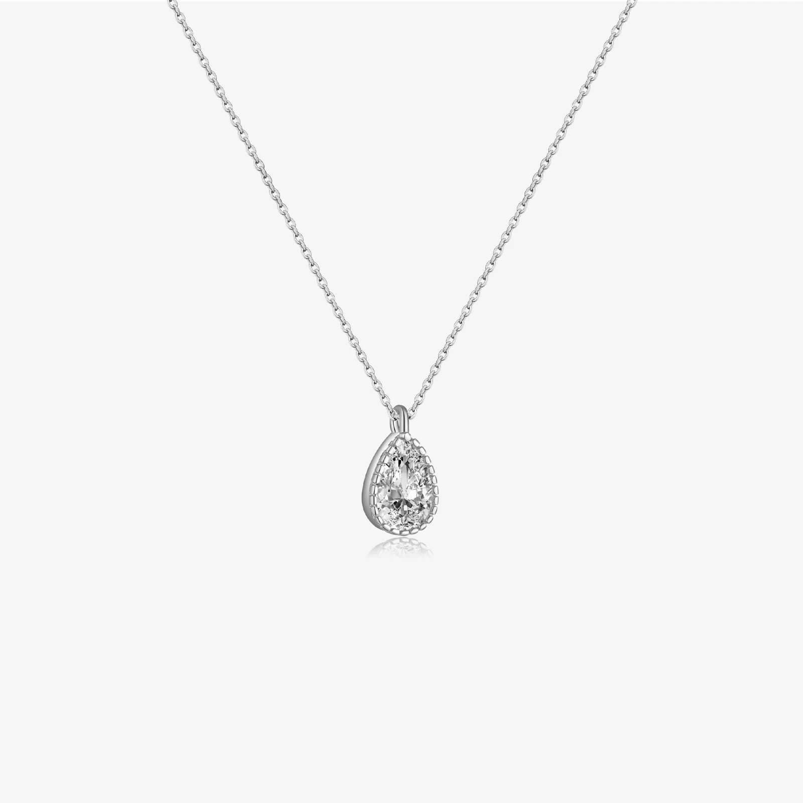 

VEWANT New 925 Sterling Silver Zircon Pendant Long Chain Necklace 2024 Classic Fine Fashion Birthday Gift Party Jewelry