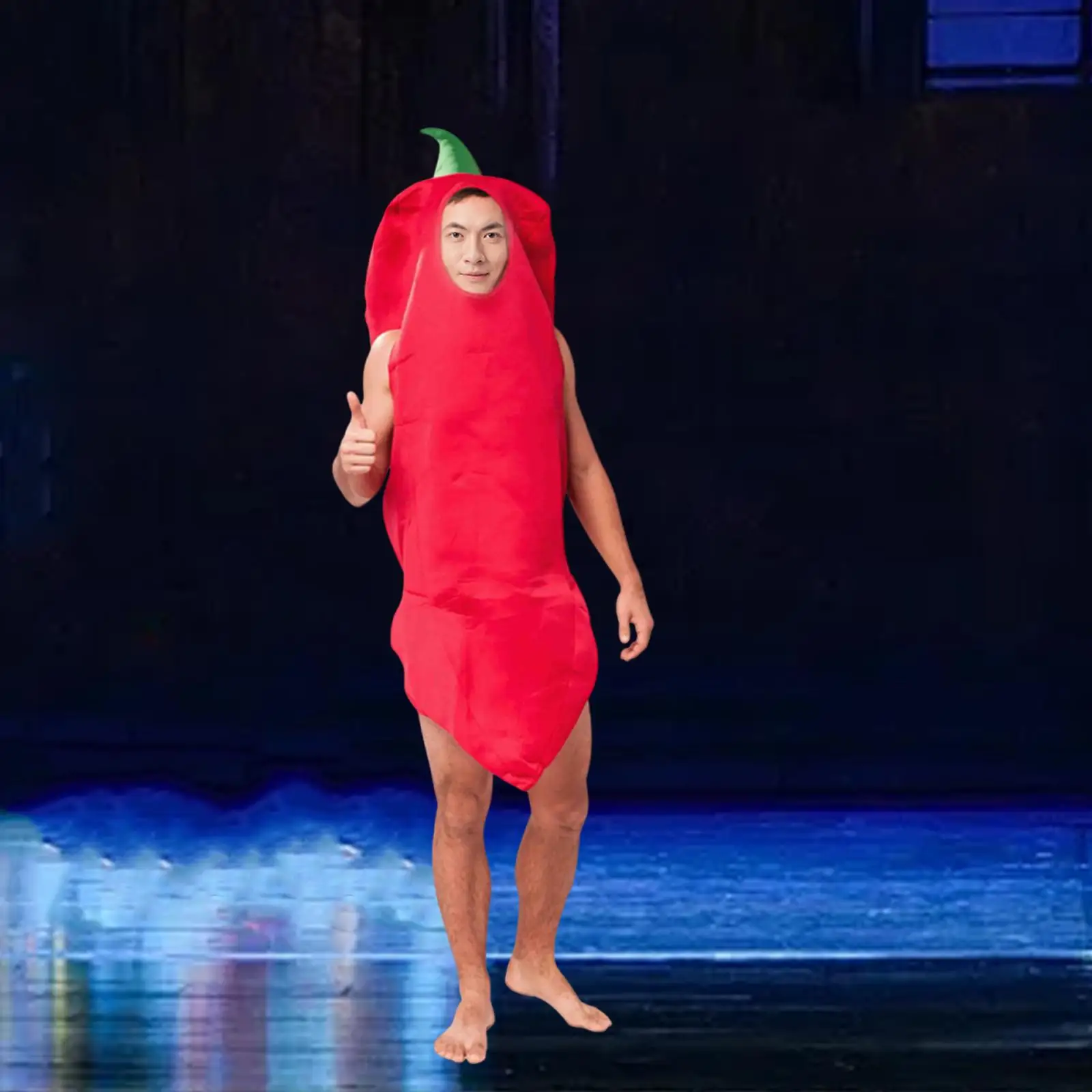 

Pepper Costume Easy wearing Jumpsuit for Themed Party Stage Performance Show