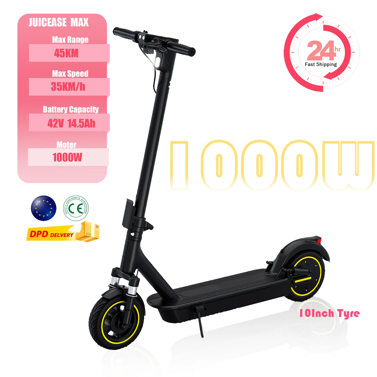 AOVOPRO TX01 Elektrische Scooter 500W Krachtige Motor 35KM/H 45KM 42V14.5AH 10Inch Luchtband Smart Opvouwbare A1MAX EScooter