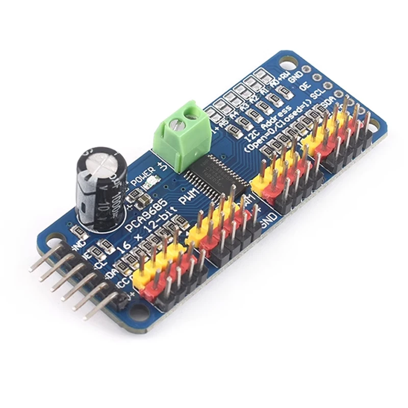 Snvi PCA9685PW 16 Channel 12-bit PWM/Servo Driver-I2C interface PCA9685 module Raspberry pi shield module servo shield