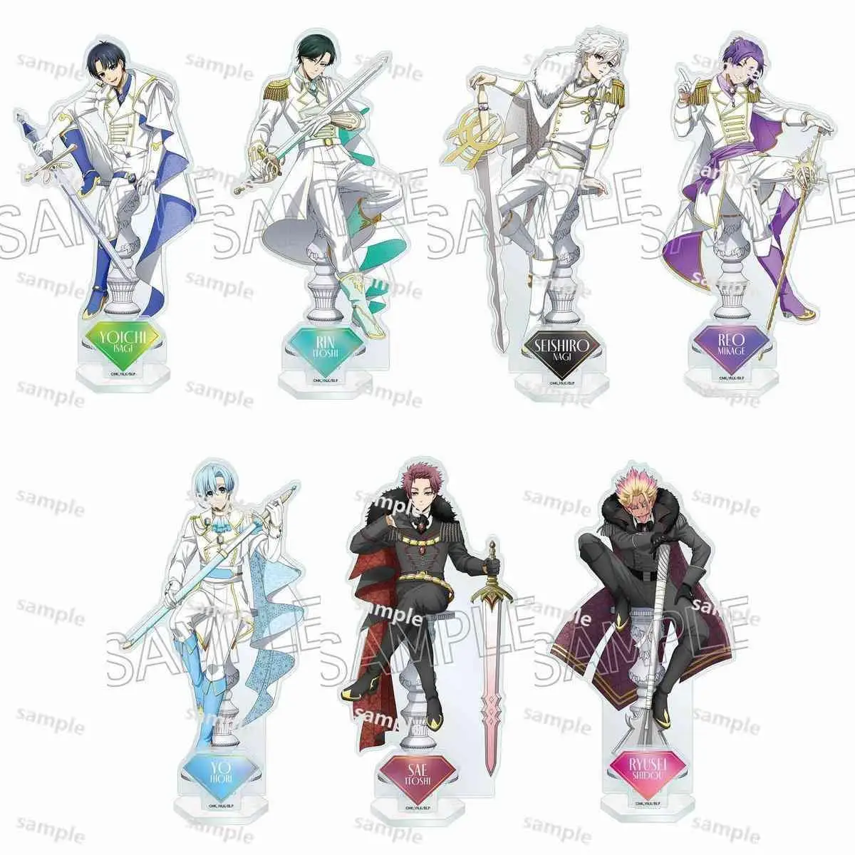 BLUE LOCK Acrylic Stand Figure Isagi Yoichi Itoshi Sae Anime Peripheral Creativity Knight Clothing Modeling Desktop Ornament New