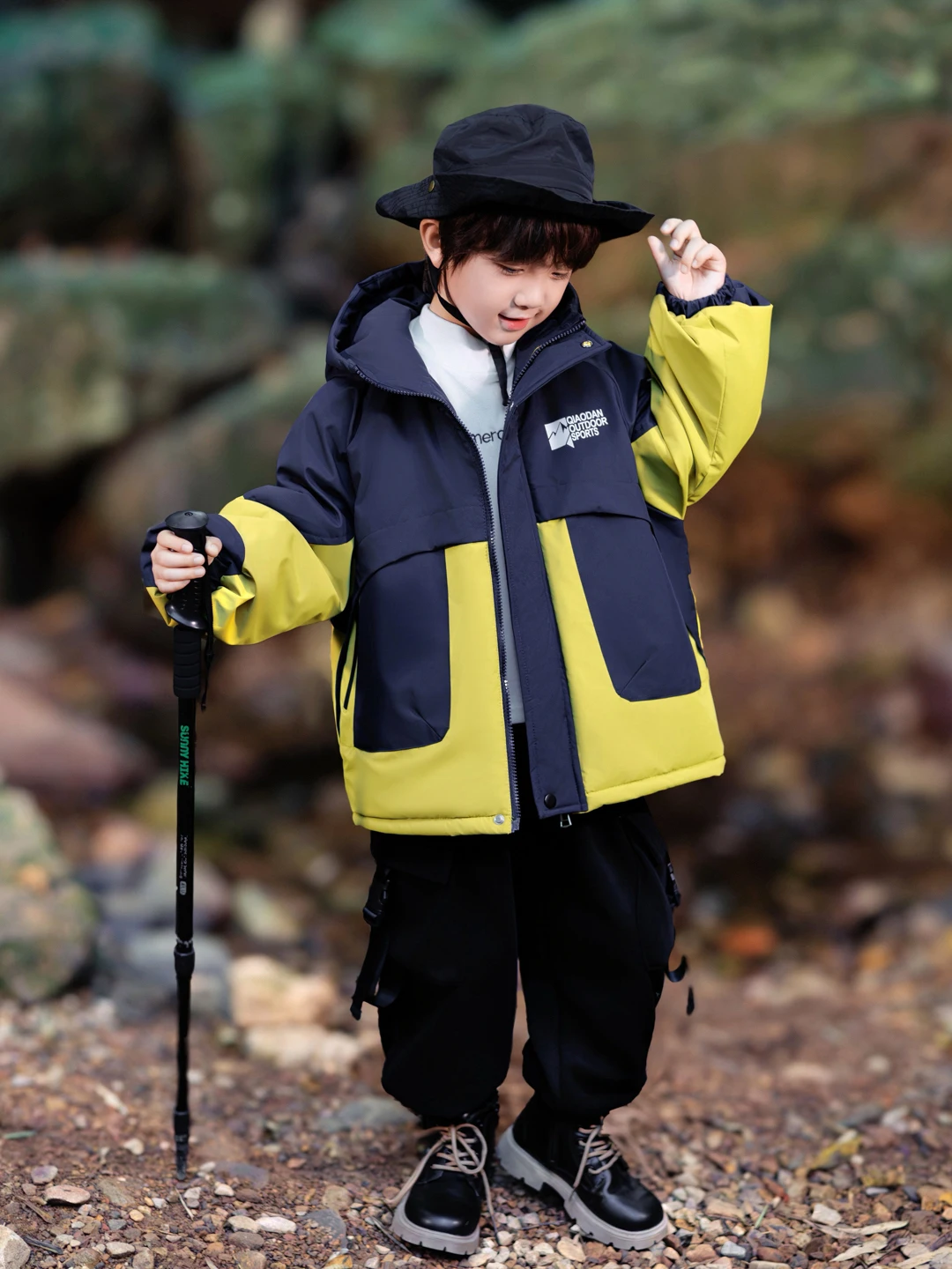 

Утепленная флисовая парка с капюшоном для мальчиков, детская зимняя куртка, молодежная повседневная теплая ветрозащитная куртка с длинными рукавами на молнии