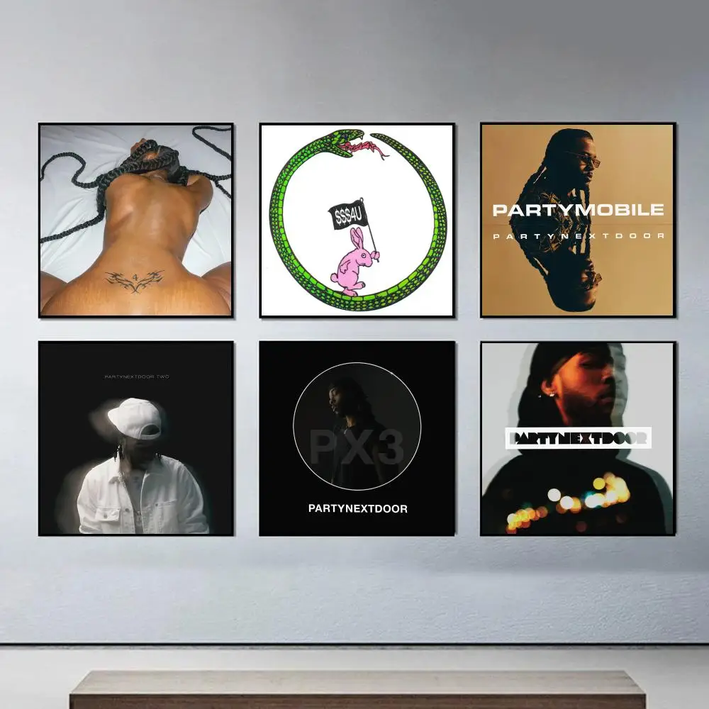 Singer P-PARTYNEXTDOOR Music Album Poster Personalized Aesthetic Wall Decor Modern Bedroom Room Decoration