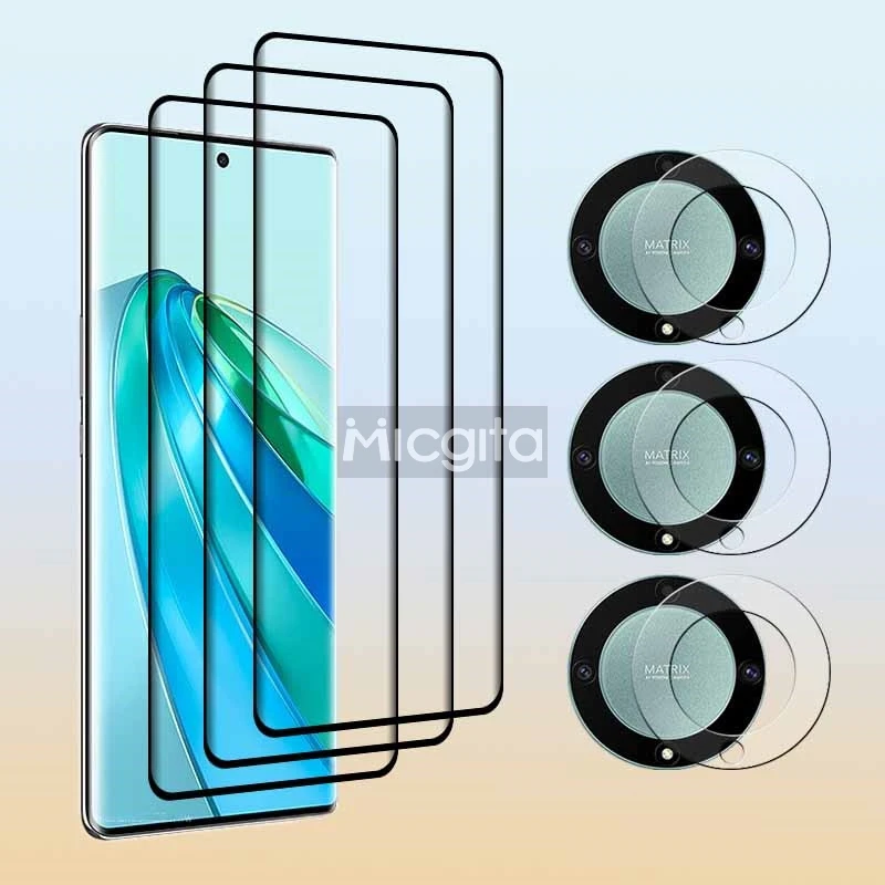 New For Honor X9A Tempered Glass film Shockproof Anti-Scratch For Honor X9A Soft Fiber Lens film