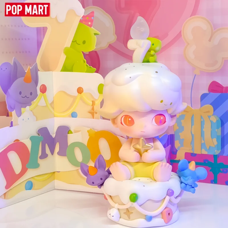 POP MART Original DIMOO Becoming A Tree Series Blind Box Action Anime Figure Limited Edition Designer Dolls Collection Toys Gift