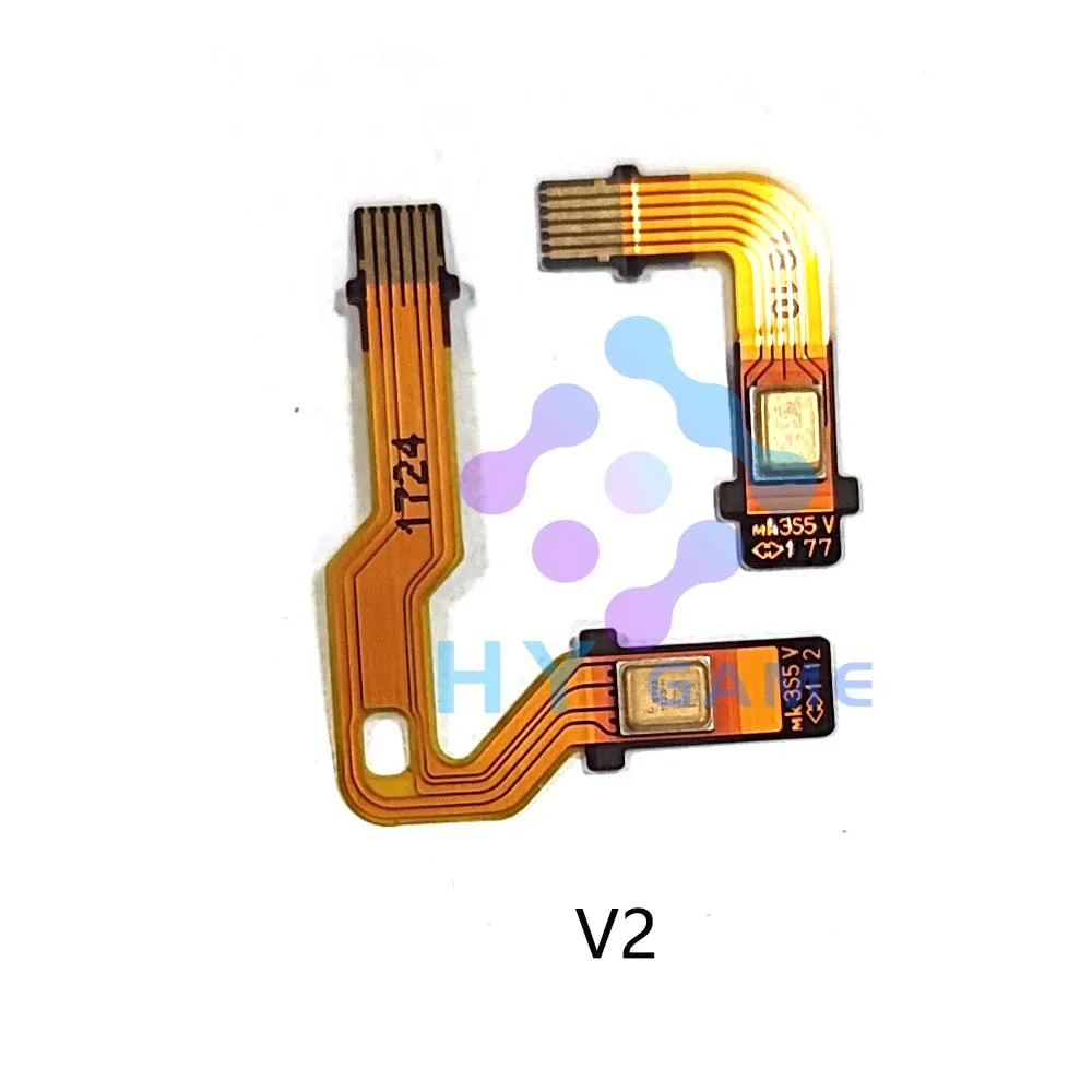 1set voor PS5 V1 V2 V3 Microfoon Flex Kabel Dual Sense Links & Rechts Microfoon Lint Flex Kabel innerlijke Microfoon Kabel Vervanging