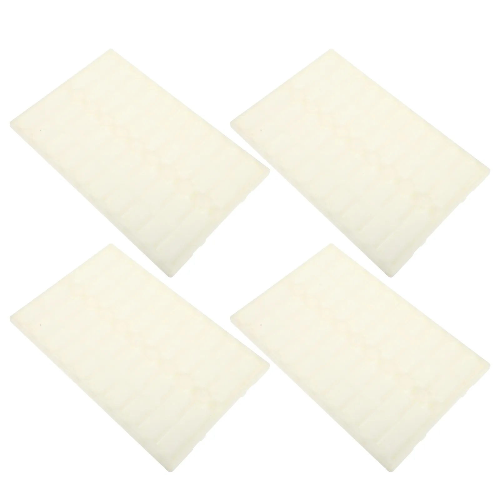 4Pcs Laboratory Microscope Slide Drying Board Sturdy Thickened Plastic Slide Rack with Multilayer Structure for Fast Drying and