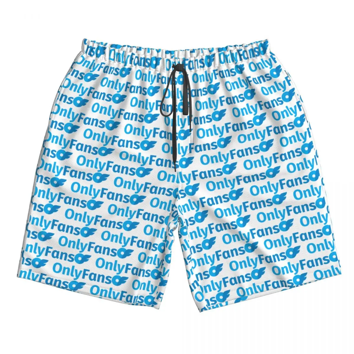 Onlyfans Logo Trunks Beach Board Shorts Casual Quick Dry Swim Summer Men Pants
