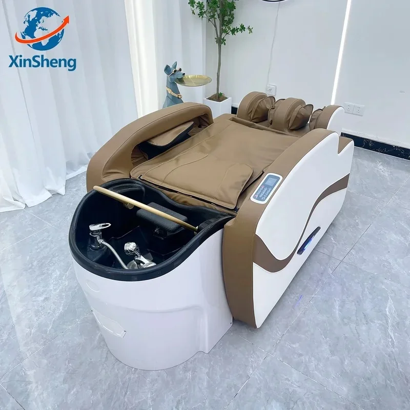 Professional Electric Massage Bed SPA Salon Table Hair Washing Steaming Intelligent  Furniture