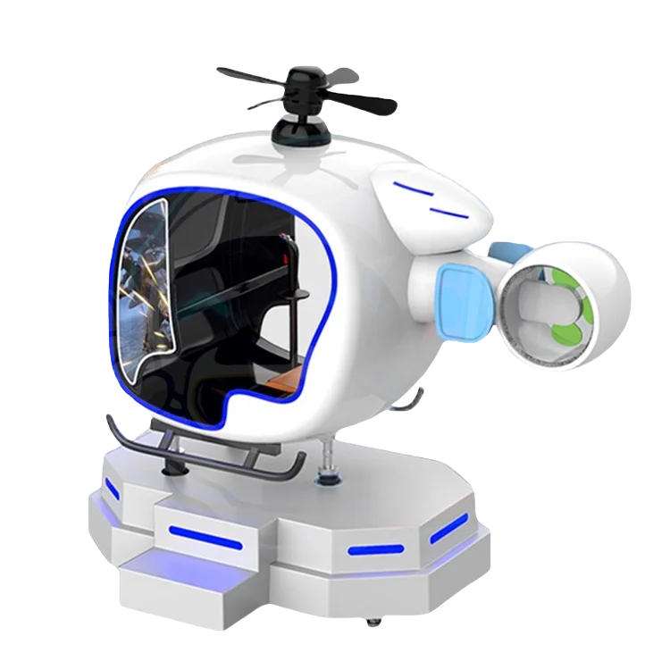 Helicopter experience hall equipment large-scale amusement somatosensory game console vr aircraft  vr game simulator