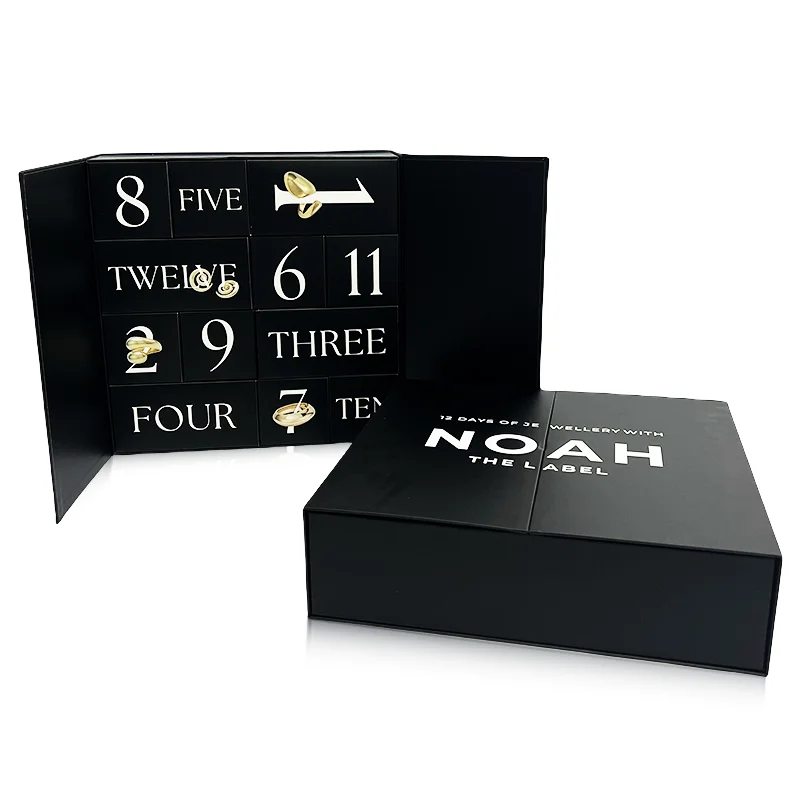 Customization.Factory Luxury Makeup Beauty Empty Paper Box Custom Gift Woman Advent Calendar Box for Cosmetic
