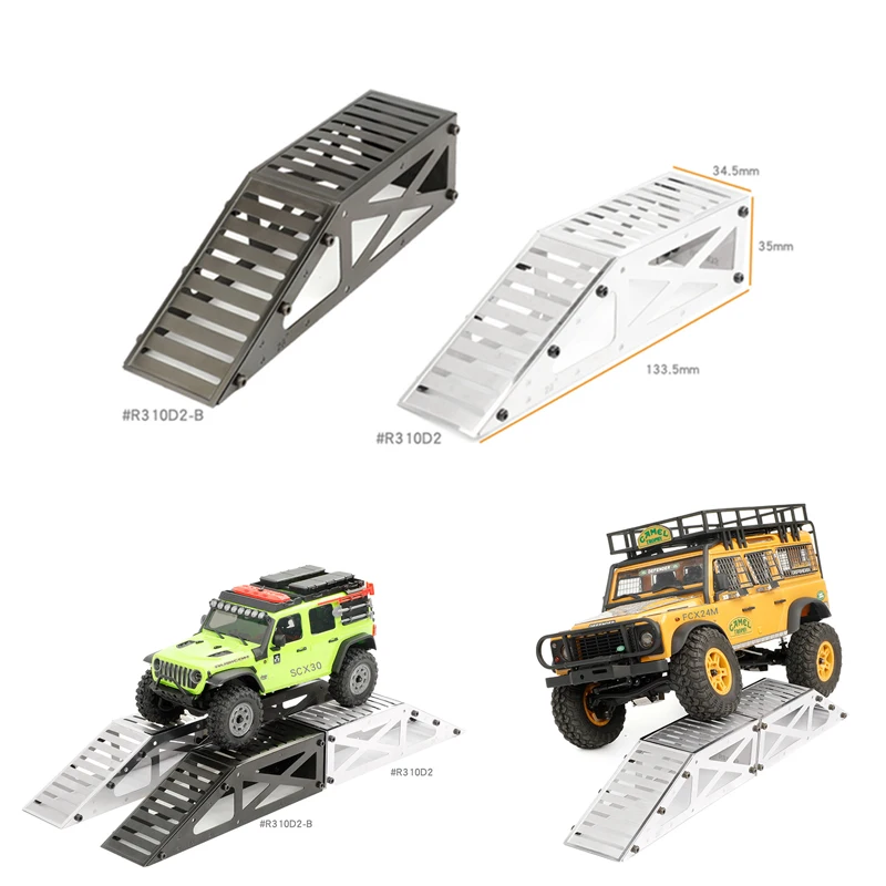 Single-sided Bridge Vehicle Repair Frame Roadblock Cross Axis Scene Decoration for 1/18 1/244 RC Crawler Car Traxxas DIY Parts