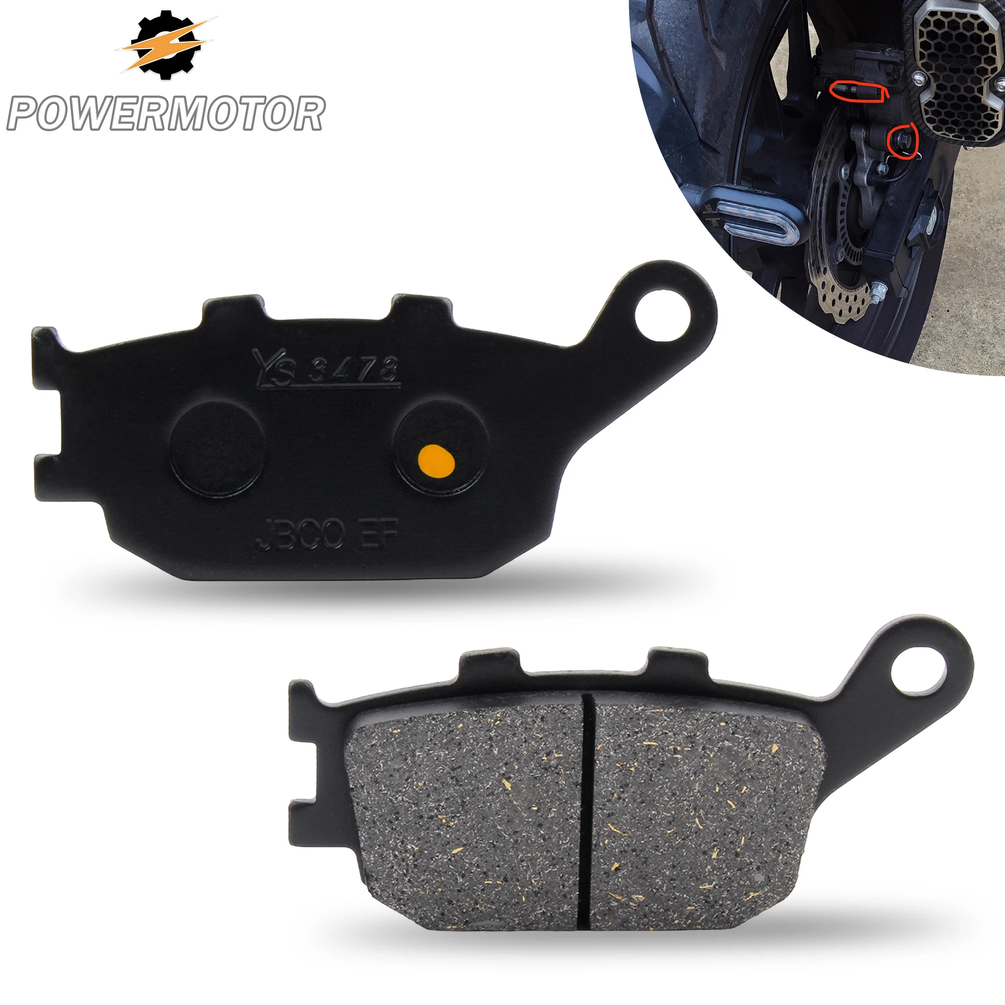 

ADV Motorcycle Front and Rear Brake Pads Modified for Honda CRF 1000 L CRF1000 L CRF1000L African Twin 2016-2019 DirtBike Parts