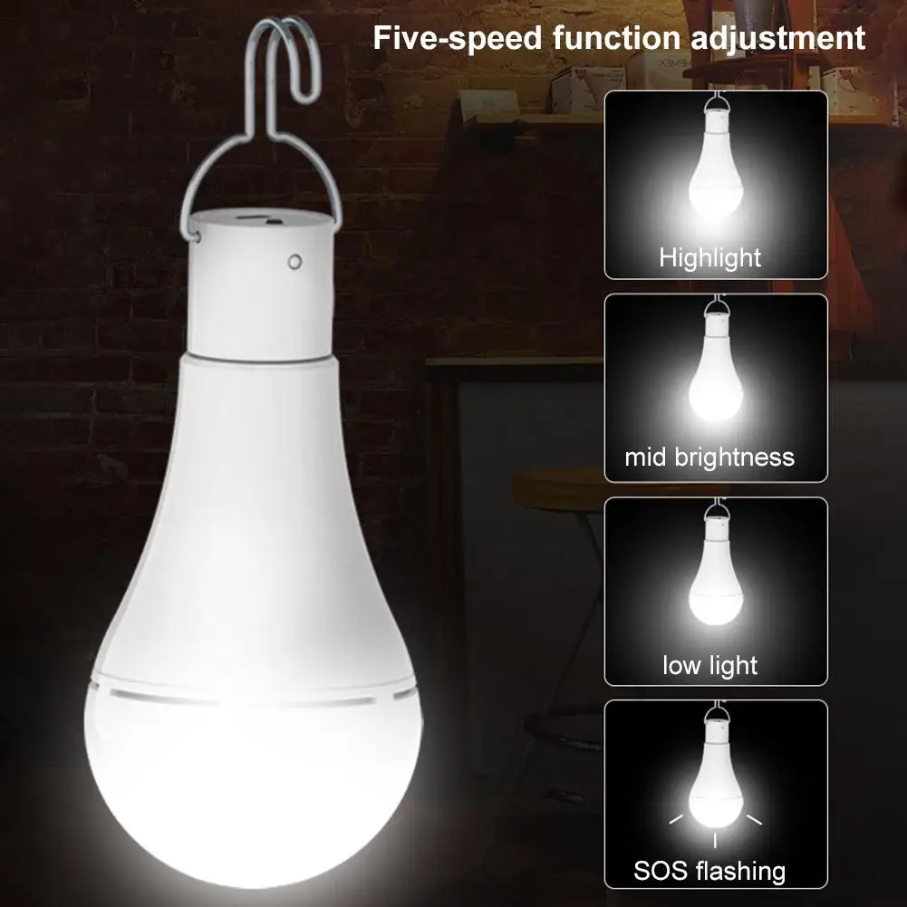 

Солнечная светодиодная лампа с дистанционным управлением, 4-скоростная затемняющая солнечная панель, перезаряжаемая аварийная лампа для дома, сада, улицы Ca O4N8