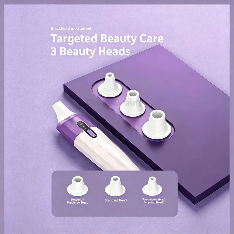 Newest Wireless Electric Blackhead Remover Machine Intelligent Visual Dermabrasion Nose Vacuum Pore Cleanser Device