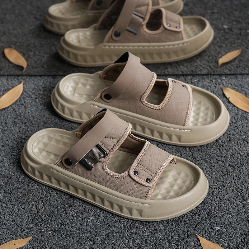 

‌Men's summer new lightweight soft-soled non-slip outdoor sandals, beach and commute dual-use sports slippers‌