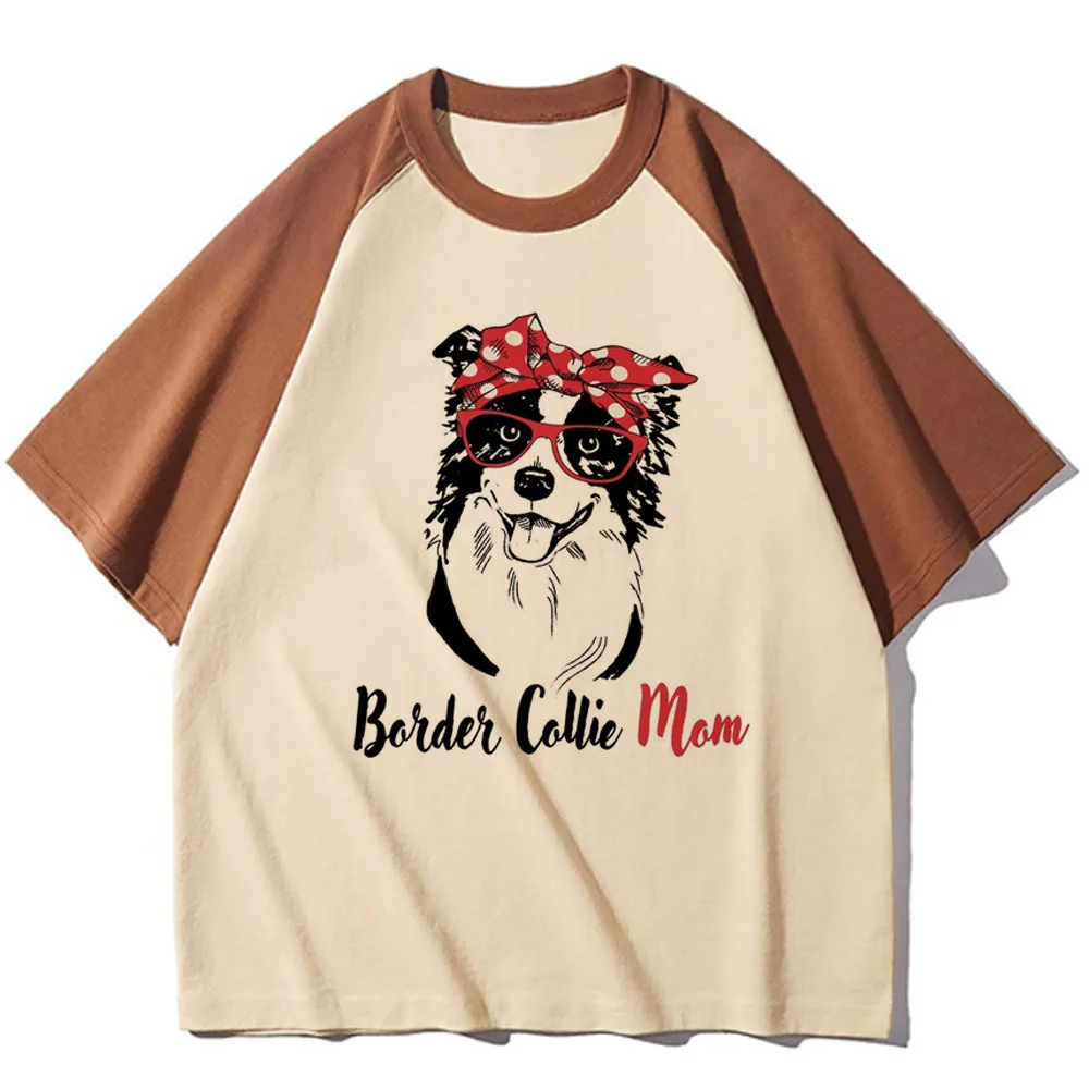 Border Collie Tee women funny t shirt girl graphic anime manga clothing