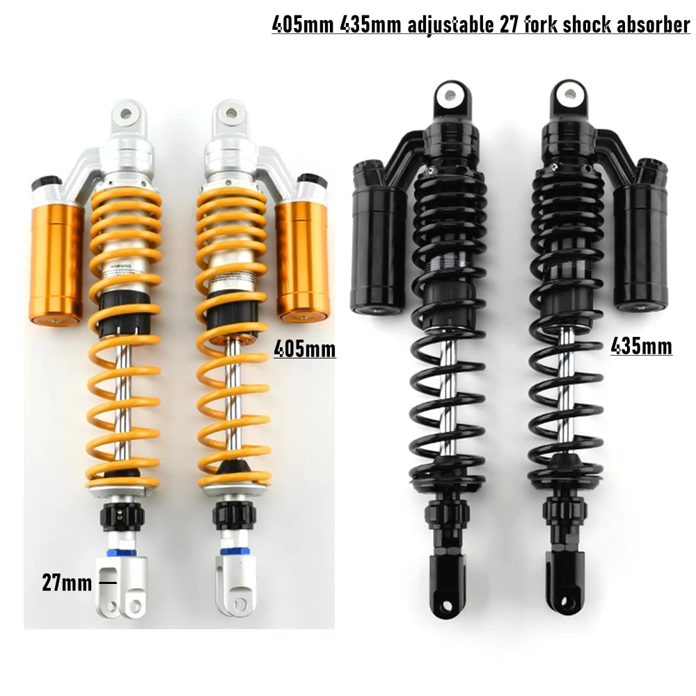 405mm 435mm Motorcycle Shock Absorber Rear Suspension For Honda FORZA250 300 350 ADV350 MF08 Silver Wing 600 400 Yamaha XMAX400