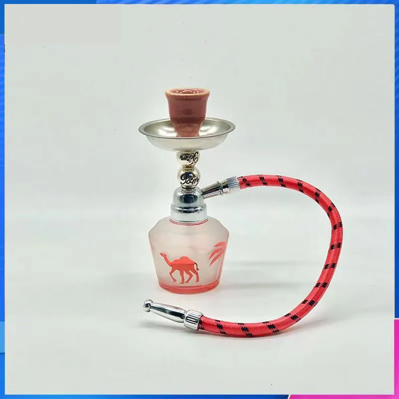 

Mini hookah Arab shisha bar single tube glass pipe