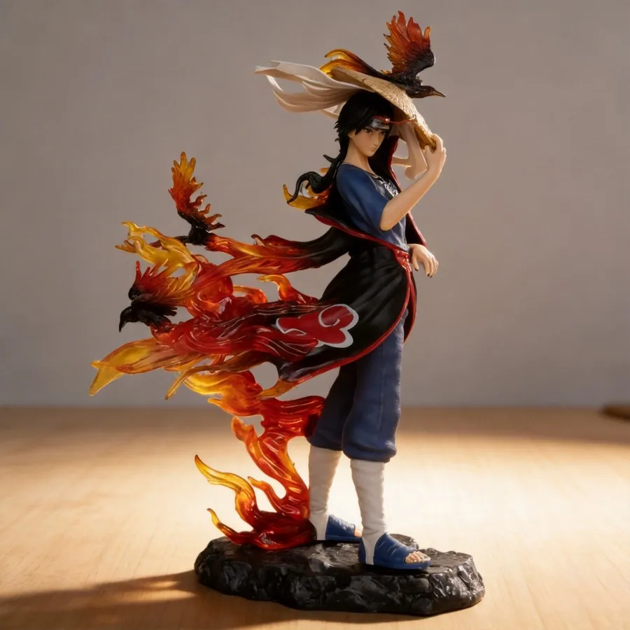 

Anime Naruto Shippuden Uchiha Itachi Figurine GK Statue Collectible Model 30cm Decoration Toy for Fans Gift