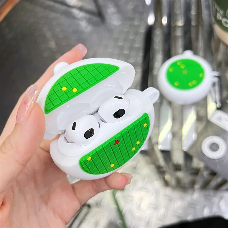 For Airpods 4 3 2 1 Case,3D Anime Ball Radar Silicone Protective Earphone Cover For Airpods Pro 2 Case/Airpods Pro 3 Case 2025