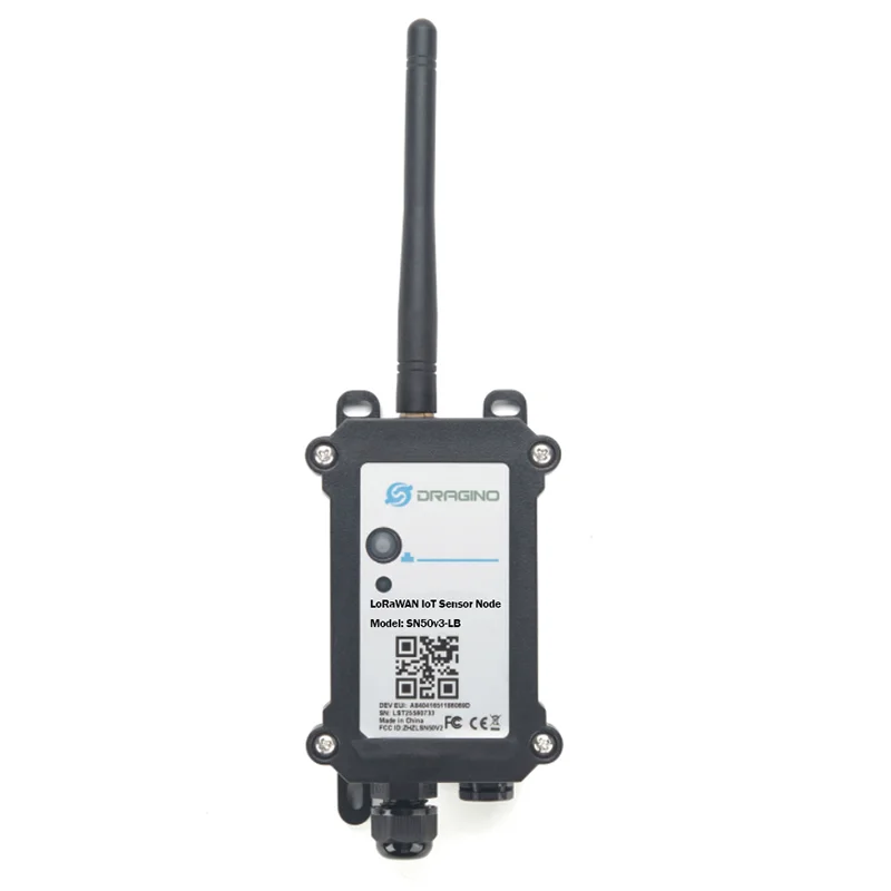 Dragino SN50v3-LB -- Waterproof Long Range Wireless LoRa Sensor Node 3rd generation of LSN50 for Wireless Alarm and Security Sys