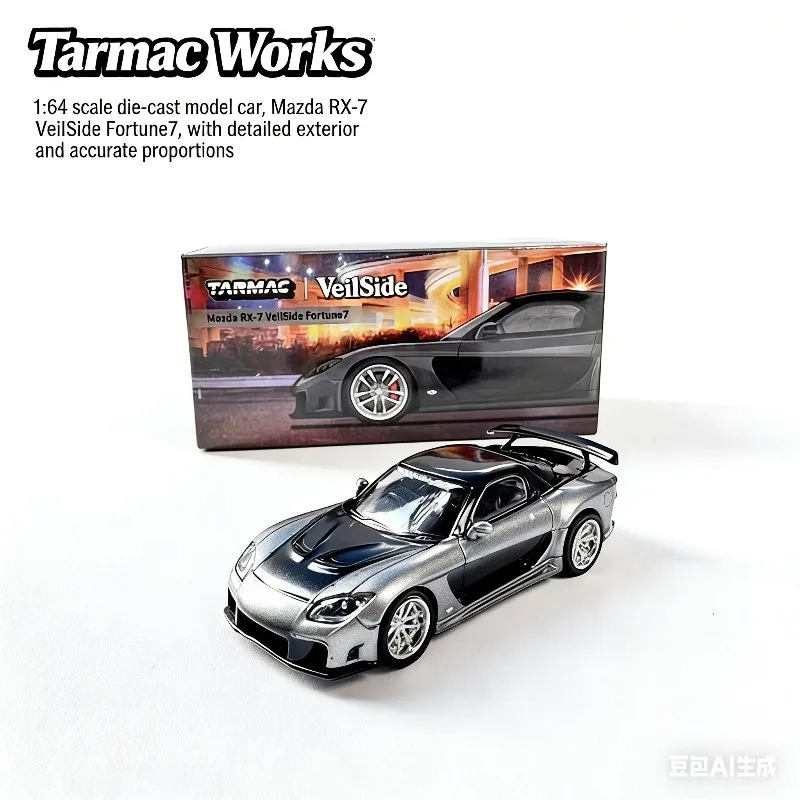 

Масштабная модель автомобиля TW 1:64 Mazda RX-7 VeilSide Fortune7, статическая, из сплава, для мальчиков, коллекционная, декоративная, для взрослых.