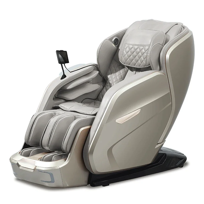 

ZHOUQI New 2024 Chair Massager SL Track Full Body Massage Chair Zero Gravity with Touch-screen Controller