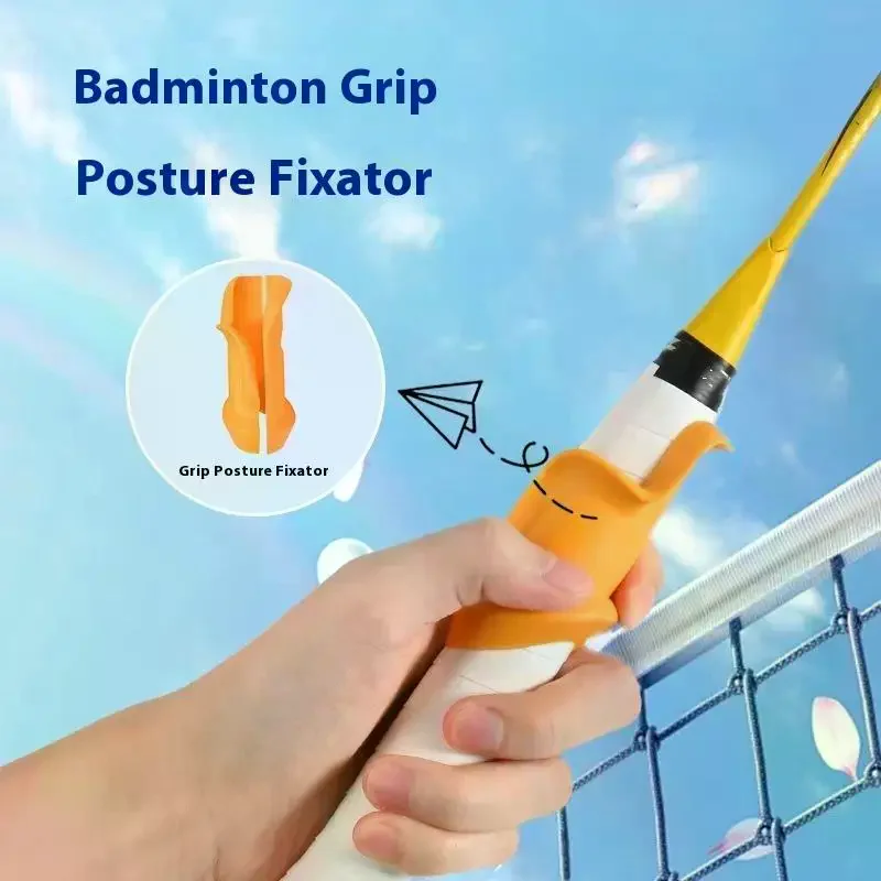 

PP Badminton Grip Aid, Improve Skills, Universal Tennis Racket, Grip Assistance, Posture Correction