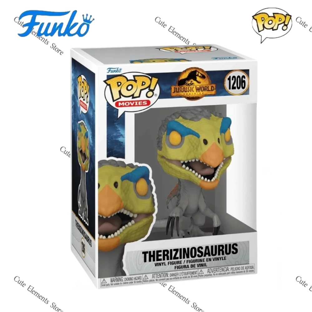 

Jurassic World 3 Therizinosaurus 1206 Figures Funko Pop Dinosaur Figure Limited Edition Figurine Collectible Model Toy Gift