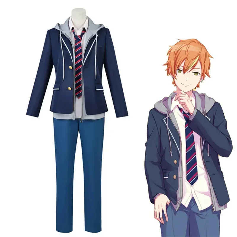 Scène colorée Anime Cosplay Project, Sekai Feat Vivid Kendonome Akito Aoyagi Toya Costumes d'Halloween, Perruque