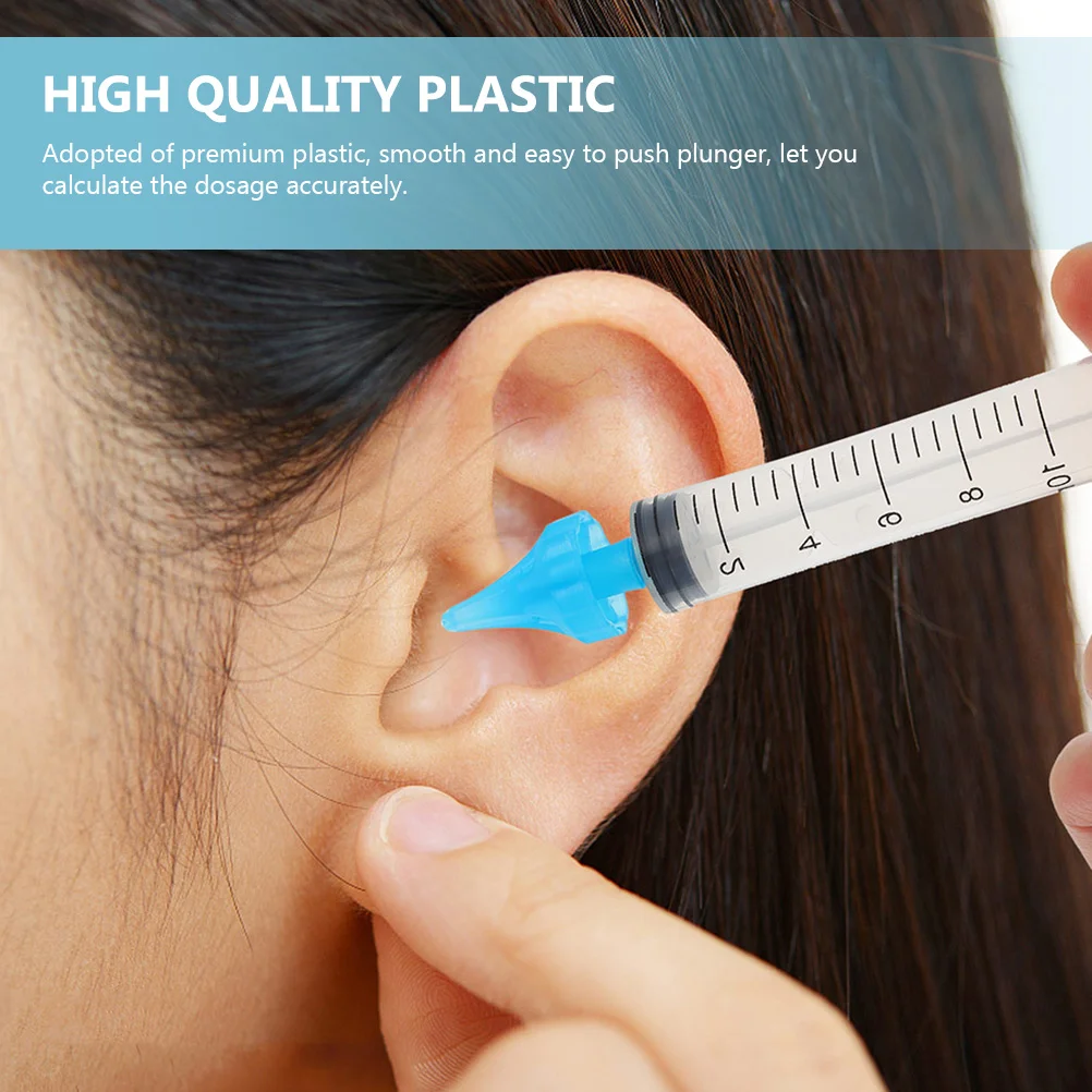 4 Pcs Ear Rinser Wax Removal Cleaning Tool Aldult Washing Machine Earwax Drops Washer Plastic Irrigator Child