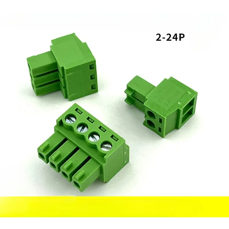 10pcs wiring terminal XK15EDGK-3.81mm 2EDG-3.81 copper block female head all copper