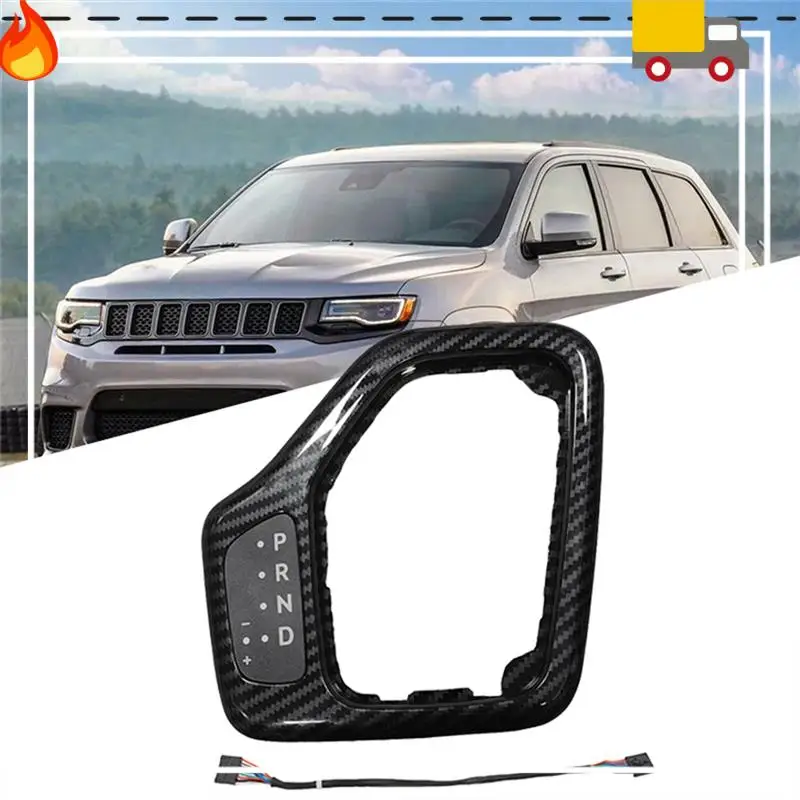 

Discount-Car Transmission Shifter Bezel W/Harness 5YD27XSAAA For Jeep Cherokee 2014-2018 5YD27LS5AA 601-401 Gearshift Trim Cover