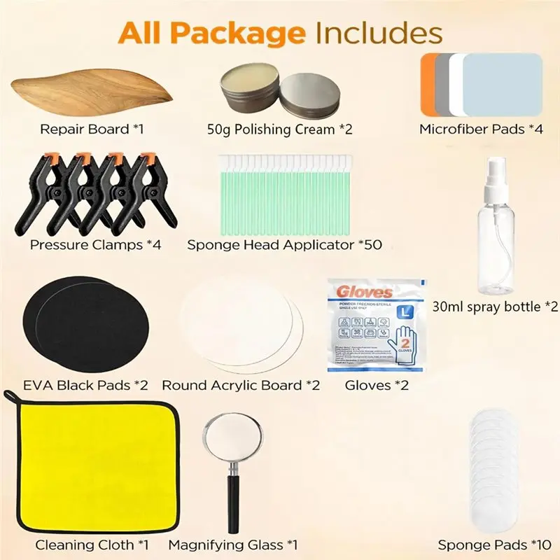 ABZW Card Restoration Kit Non-Damage Card Restoration Kit Professional Card Cleaning Kit