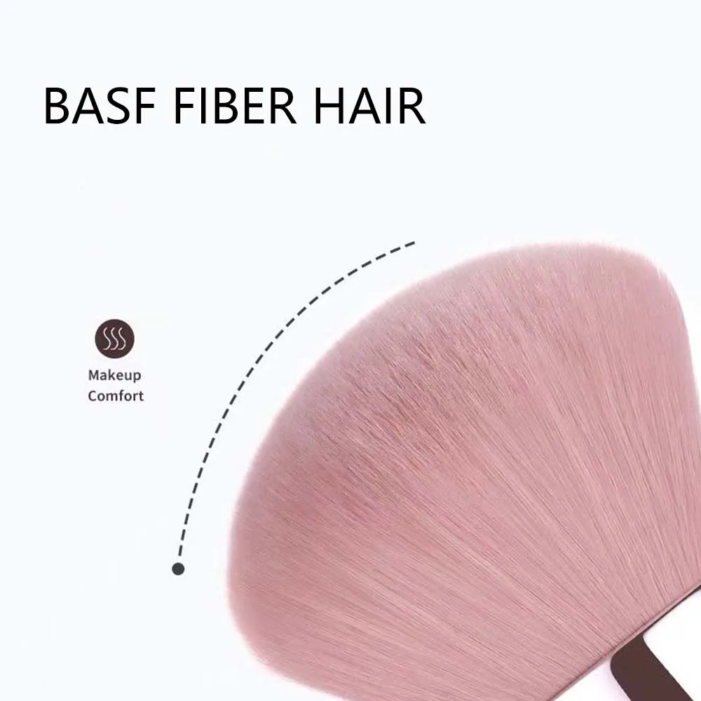 1/2 SZT. Puszyste Pędzle do Pudru i Różu, Przenośne MINI Luksusowe Pędzle do Makijażu, Kosmetyczne Narzędzia do Makijażu Podróżne dla Kobiet i Dziewcząt