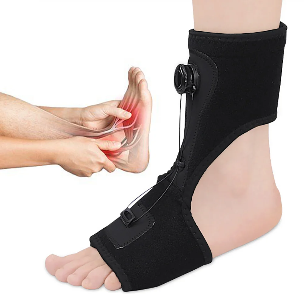 Adjustable Foot Plantar Fasciitis Splint Foot Drop Orthosis Stabilizer Brace Support Rehabilitation Fixed Foot Rest Socks Splint
