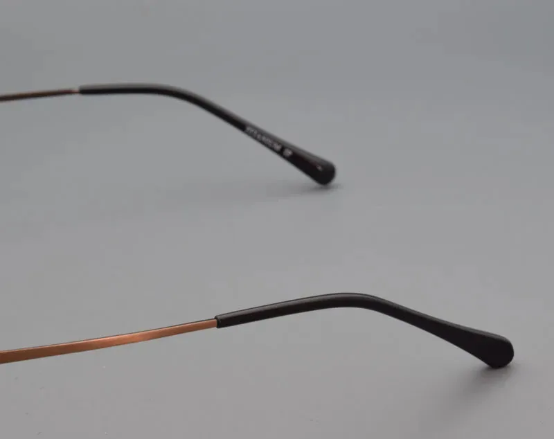 Ultraleichte Vollformat-Brille aus reinem Titan, Aluminium, Myopie für Männer, optische Brillen mit Sehstärke, hochwertig, 53 18 – Detail 5